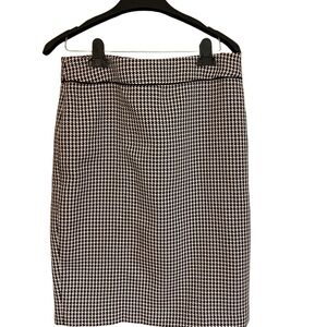 Evan Piccone Black Label houndstooth skirt.